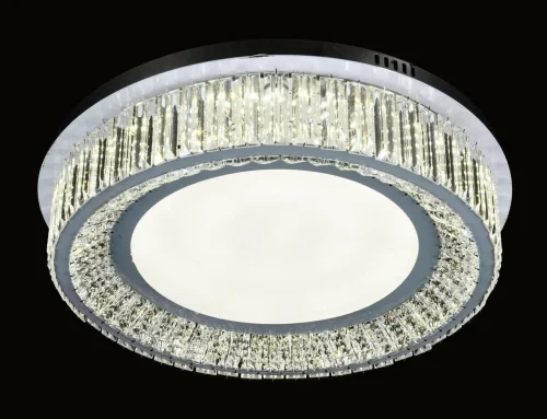 Люстра потолочная LED Cozza DDС 6966-600 Lumina Deco хром на 1 лампа, основание хром в стиле модерн 