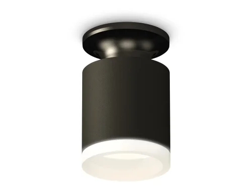 Светильник накладной Techno spot XS6302110 Ambrella light чёрный 1 лампа, основание чёрное в стиле современный круглый