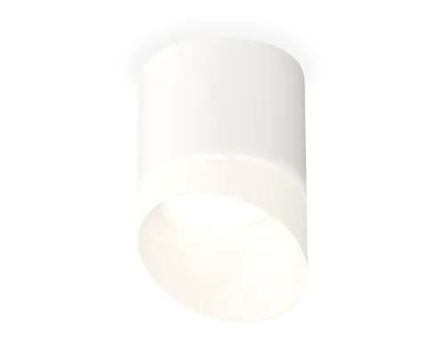 Светильник накладной Techno spot XS7401046 Ambrella light белый 1 лампа, основание белое в стиле современный хай-тек круглый