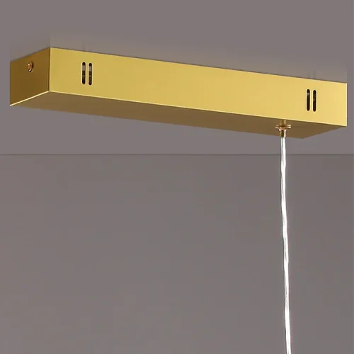 Светильник подвесной DILEMMA L L100 Brass 220725-23 ImperiumLoft прозрачный на 1 лампу, основание латунь в стиле современный фото 2