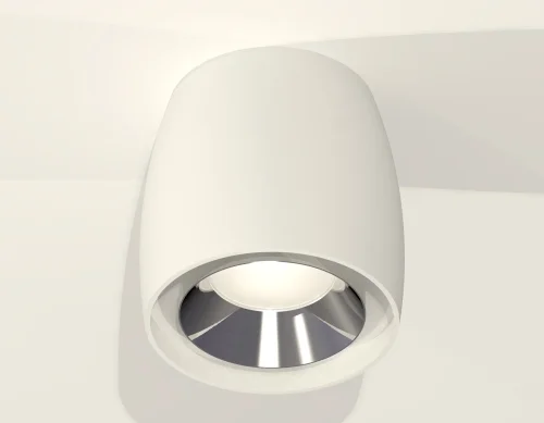 Светильник накладной Techno spot XS1141003 Ambrella light белый 1 лампа, основание белое в стиле хай-тек современный круглый фото 2