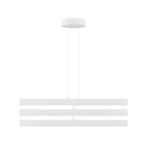 Светильник подвесной LED Origami MOD163PL-L38W4K1 Maytoni белый 1 лампа, основание белое в стиле современный хай-тек линейный фото 3