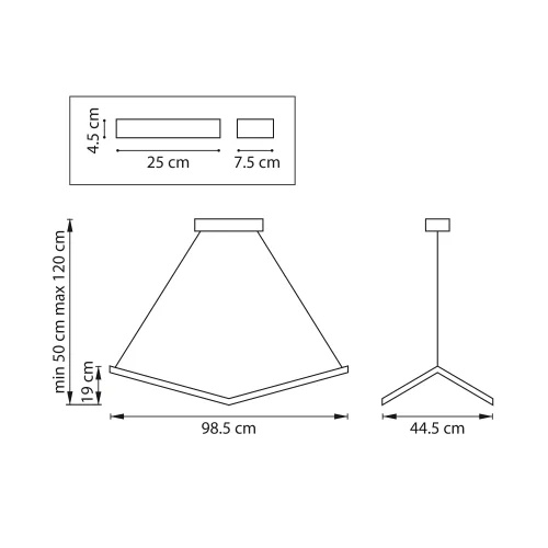 Светильник подвесной LED Palla 739297 Lightstar чёрный на 1 лампу, основание чёрное в стиле минимализм хай-тек современный фото 2 Светильник подвесной LED Palla 739297 Lightstar чёрный на 1 лампу, основание чёрное в стиле минимализм хай-тек современный фото 2