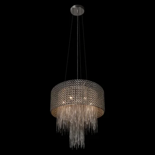 Люстра подвесная Opera 10406/500 LOFT IT никель на 6 ламп, основание никель в стиле арт-деко фото 4