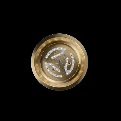 Светильник потолочный LED Button 10007/18 Copper LOFT IT белый на 1 лампу, основание медь в стиле современный фото 3