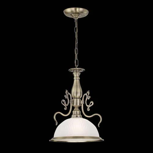 Светильник подвесной Идальго CL434111 Citilux белый 1 лампа, основание бронзовое в стиле классический кантри  фото 2