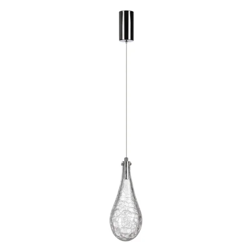 Светильник подвесной Braid 7148/5L Odeon Light прозрачный на 1 лампу, основание хром в стиле классический современный выдувное Светильник подвесной Braid 7148/5L Odeon Light прозрачный на 1 лампу, основание хром в стиле классический современный выдувное