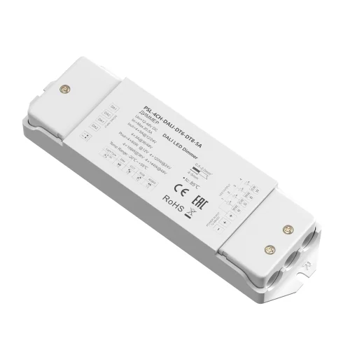Диммер DALI DT6-DT8 четырёхканальный 12-48VDC RGBW 721003 Maytoni на 1 , основание белое в стиле 