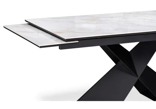 Керамический стол Хасселвуд 160(220)х90х77 carla larkin / черный 553547 Woodville столешница белая из керамика фото 5