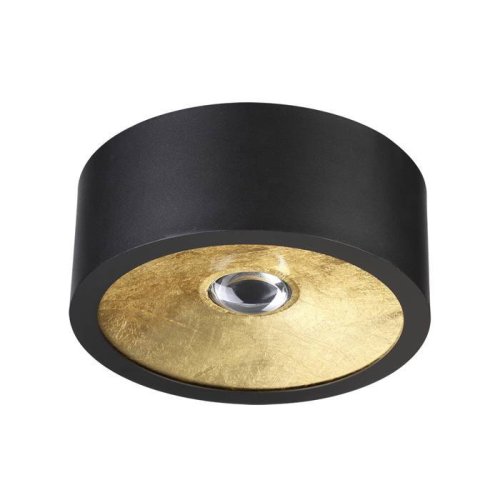 Светильник накладной Glasgow 3878/1CL Odeon Light чёрный 1 лампа, основание чёрное в стиле хай-тек круглый
