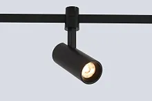 Светильник трековый для гибкой магнитной системы CLT 0.37 003 9W BL SMART Crystal Lux чёрный для шинопроводов серии Трейс 48В (Trace 48V) чёрный