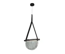 Светильник подвесной LED Тэрро 07687-30,19(16) Kink Light серый 1 лампа, основание чёрное в стиле арт-деко модерн 