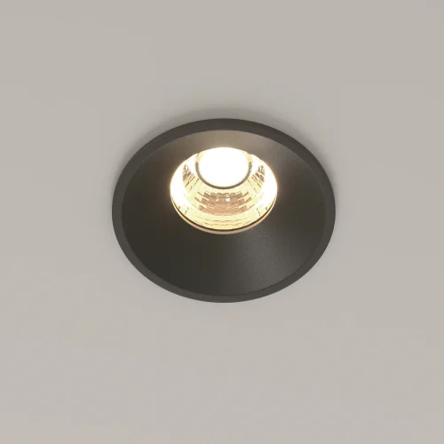 Светильник точечный LED Round DL058-7W3K-B Maytoni чёрный на 1 лампу, основание в стиле современный фото 13