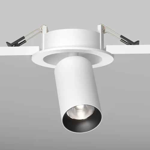 Светильник точечный LED Focus LED C071CL-7W4K-WB Maytoni белый на 1 лампу, основание белое в стиле современный хай-тек трубочки круглый фото 9