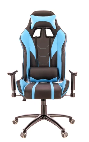 Геймерское кресло Lotus S16 Экокожа Голубой Lotus S16 Blue Everprof, голубой/экокожа, ножки//, размеры - 1250*1350***700* фото 3