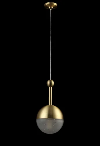 Светильник подвесной TRUENA SP1 BRONZE Crystal Lux прозрачный 1 лампа, основание бронзовое в стиле современный  фото 2