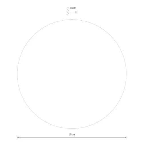 Бра LED Ring Led L 10282-NW Nowodvorski золотой на 1 лампу, основание золотое в стиле современный отражённый свет фото 3