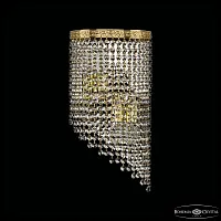 Бра 83401BR/20IV-43 G R Bohemia Ivele Crystal прозрачный 4 лампы, основание золотое в стиле современный классический r