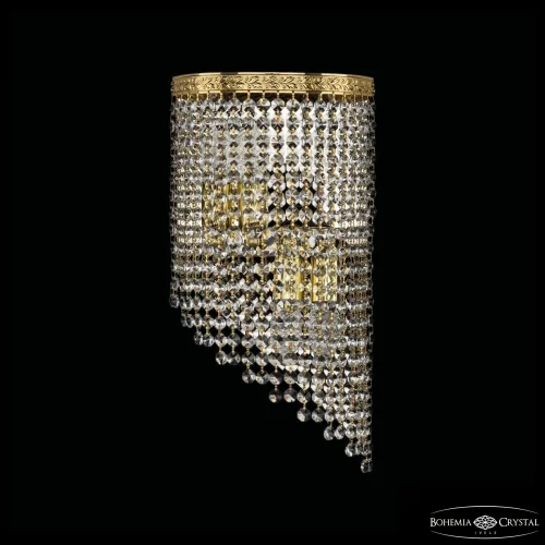 Бра 83401BR/20IV-43 G R Bohemia Ivele Crystal прозрачный на 4 лампы, основание золотое в стиле современный классический r