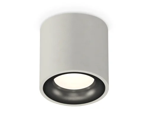 Светильник накладной Techno spot XS7533021 Ambrella light серый 1 лампа, основание серое в стиле хай-тек современный круглый