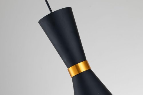 Светильник подвесной 1133/1S Black Escada чёрный 1 лампа, основание чёрное в стиле современный  фото 2