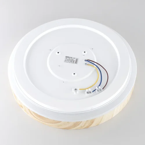 Светильник потолочный LED с пультом Enzo CL753352G Citilux белый на 1 лампу, основание бежевое в стиле современный хай-тек круглый с пультом фото 9