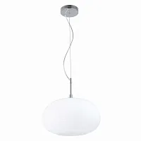 Светильник подвесной Cesare SL1168.123.01 ST-Luce белый 1 лампа, основание хром в стиле современный 