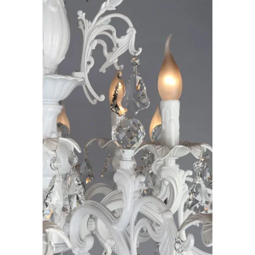 Люстра подвесная Catanzaro OML-30807-15 Omnilux белая на 15 ламп, основание белое в стиле классический фото 7