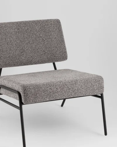 Кресло Теллинг шенилл серый УТ000041925 Stool Group, /, ножки//, размеры - *****мм фото 5