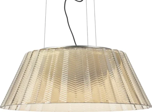 Светильник подвесной LED Napoli 794113 Lightstar янтарный на 1 лампу, основание коричневое в стиле классический современный фото 4
