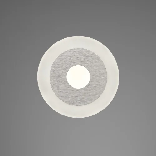 Бра LED SOL 5123 Mantra Tek белый на 1 лампу, основание матовое хром в стиле современный хай-тек минимализм фото 3