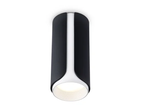 Светильник накладной TN51589 Ambrella light чёрный 1 лампа, основание чёрное в стиле современный хай-тек круглый