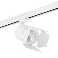 Комплект трёхфазный со светильником LED Canno C156296 Lightstar белый для шинопроводов серии Canno