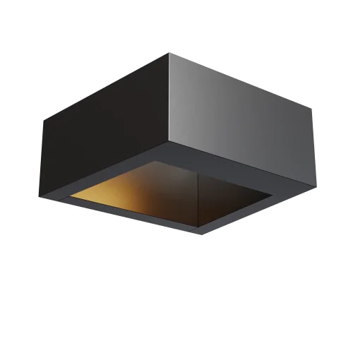 Настенный светильник уличный LED Cont O464WL-L18GF3K Maytoni уличный IP54 чёрный на 1 лампу, плафон чёрный в стиле хай-тек современный LED