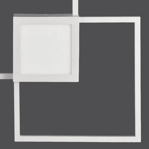 Светильник потолочный LED Mural 6564 Mantra белый 1 лампа, основание белое в стиле современный квадраты фото 4