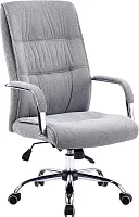 Кресло Бонд ТМ Ткань Серый ЕК-333А Ф Гри Everprof, серый/ткань, ножки//, размеры - 1080*1150***580*