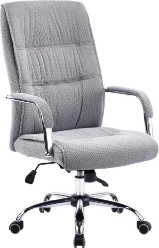 Кресло Бонд ТМ Ткань Серый ЕК-333А Ф Гри Everprof, серый/ткань, ножки//, размеры - 1080*1150***580*