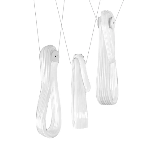 Светильник подвесной LED Series 10400/3 LOFT IT белый на 3 лампы, основание белое в стиле арт-деко фото 5