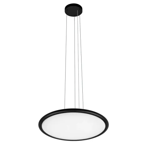 Светильник подвесной LED Sweety 10454/400P Black LOFT IT белый на 1 лампу, основание чёрное в стиле современный хай-тек круглый