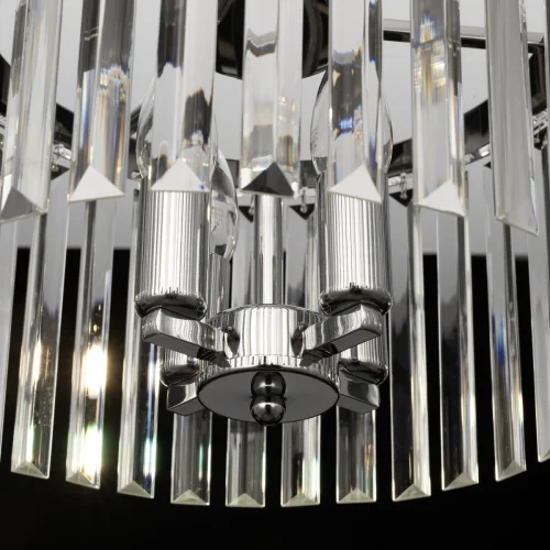 Люстра подвесная Джейн CL306141 Citilux прозрачная на 4 лампы, основание хром в стиле классический  фото 8