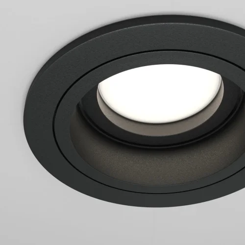 Светильник точечный Akron DL025-2-01B Maytoni чёрный 1 лампа, основание чёрное в стиле модерн  фото 6