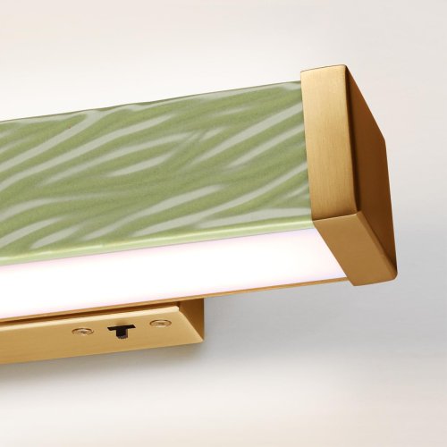 Бра LED Riviera 5450/10WLA Odeon Light белый на 1 лампу, основание латунь в стиле классический современный фото 5