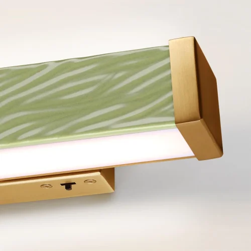 Бра Riviera 5450/10WLA Odeon Light белый на 1 лампу, основание латунь в стиле классический современный фото 5