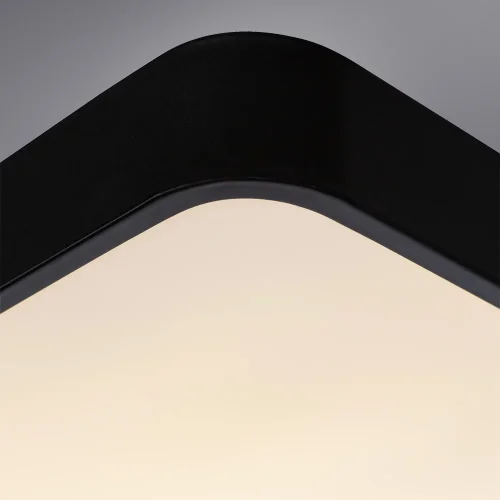 Светильник потолочный LED A2663PL-1BK Arte Lamp белый 1 лампа, основание чёрное в стиле модерн с пультом квадраты фото 4