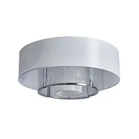 Люстра потолочная 4305/PL chrome Newport прозрачная белая на 5 ламп, основание хром в стиле современный 