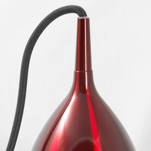 Светильник подвесной COLLINA LSQ-0716-01 Lussole красный 1 лампа, основание красное в стиле модерн  фото 4