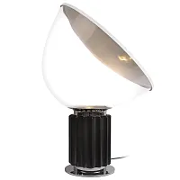 Настольная лампа Taccia 10294/M Black LOFT IT прозрачная 1 лампа, основание чёрное металл в стиле  