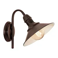 Бра лофт STOCKBURY 49458 Eglo коричневый 1 лампа, основание коричневое в стиле лофт 