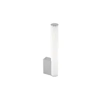 Бра ЛЕД Айс Туб Эс (Ice Tube Led S) 8121-NW Nowodvorski белый на 1 лампу, основание хром в стиле современный Бра ЛЕД Айс Туб Эс (Ice Tube Led S) 8121-NW Nowodvorski белый на 1 лампу, основание хром в стиле современный