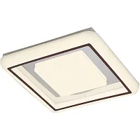 Светильник потолочный LED Manta 41294-36 Globo белый 1 лампа, основание белое в стиле хай-тек современный квадраты